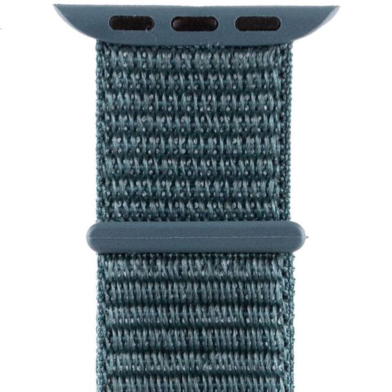 Ремешок Nylon для Apple Watch 38/40/41/42mm(ser.10) Зеленый / Pine green | Зображення 3