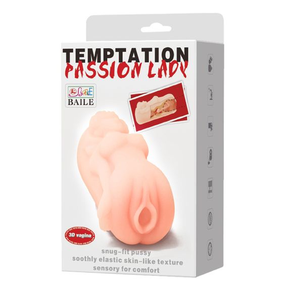 Мастурбатор вагiна BAILE- TEMPTATION PASSION LADY 3D Sex Aura | Зображення 1