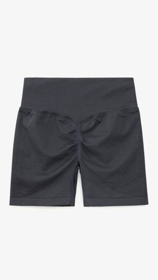 Шорти фітнес однотонні жіночі GENUA DK6613 S Графітовий shop (2000999451447) | Зображення 2