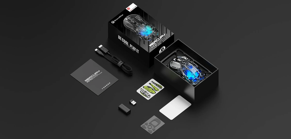 Ігрова Миша GravaStar Mercury M2 - Transparent Black, (GRAVASTARM2_XTAL_BLK) | Зображення 6