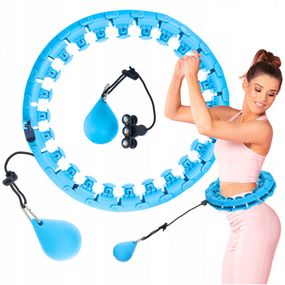 Обруч (хулахуп) масажний 4FIZJO з обтяженням 4FJ0649 (P-5907739316837)