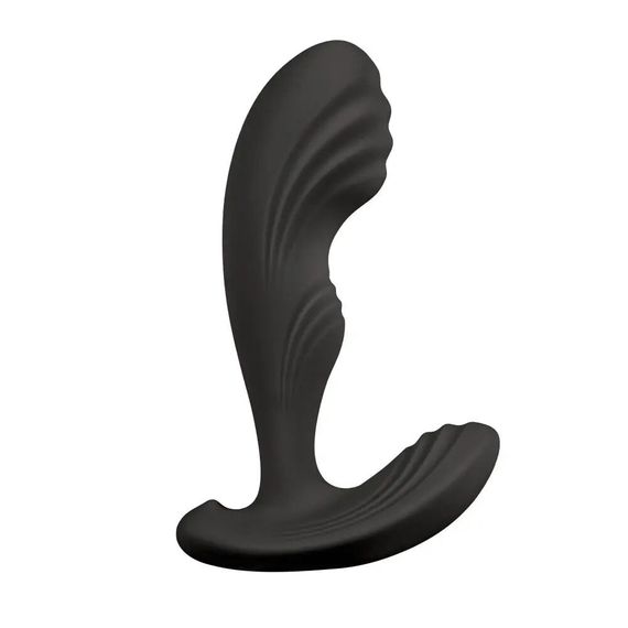 Вібромасажер простати S Pleasures Premium Cozy, чорний, з рельєфною головкою, 10 режимів | Зображення 1