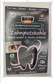 Хлопья для чистки зубов котам "Черный кот" 70 гр Qchefs