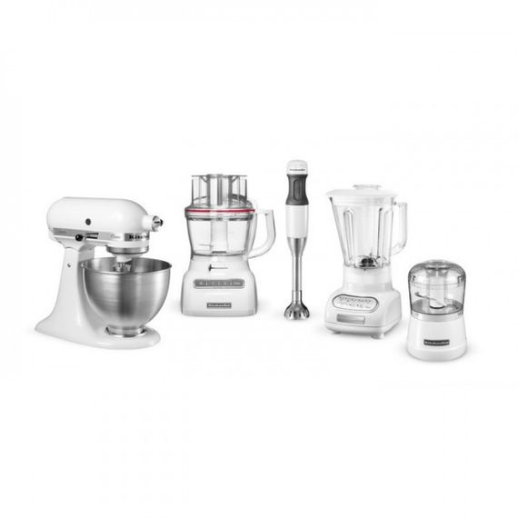 Подрібнювач - чоппер KitchenAid 5KFC3515EWH, білий | Зображення 7