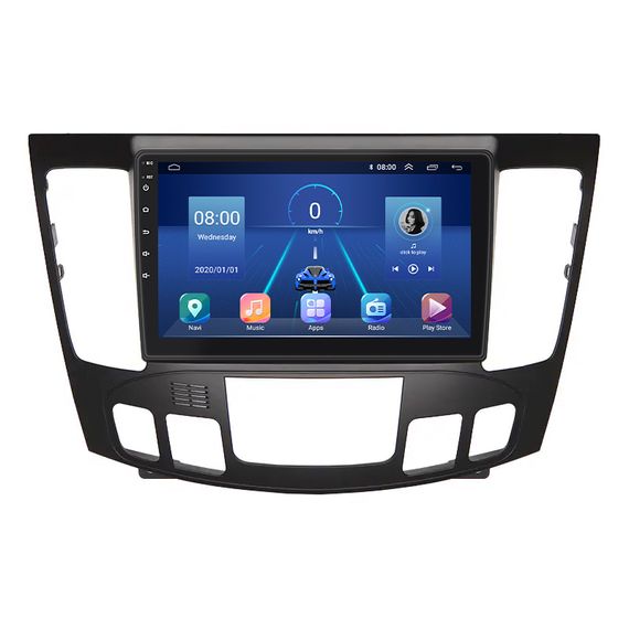 Штатна магнітола Lesko для Hyundai Sonata V (NF) Auto AC 2008-2010 екран 9" 6/128Gb 4G Wi-Fi GPS Top