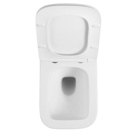 Унітаз підвісний Qtap Crow безободковий з сидінням Soft-close QT05335171W | Зображення 6