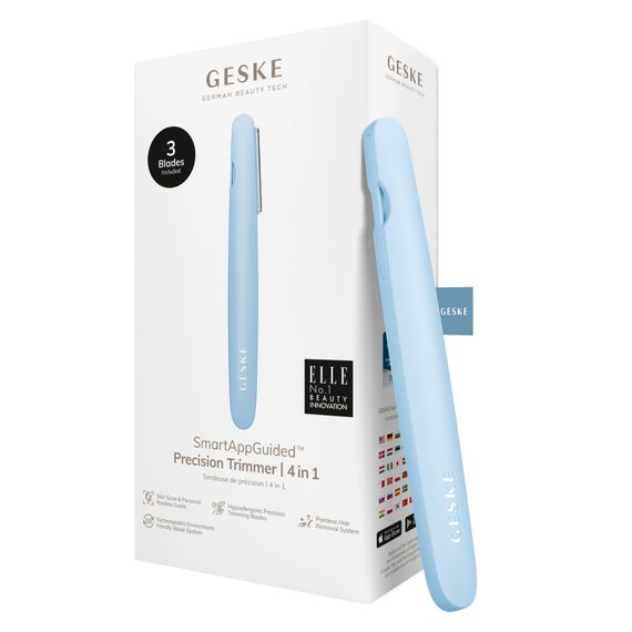Тример GESKE Precision Trimmer 4в1 starlight, Блакитний