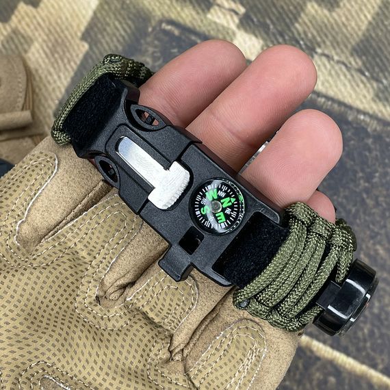 Чоловічий годинник Skmei 1356AGPK Army Green Tactic Compass | Зображення 5