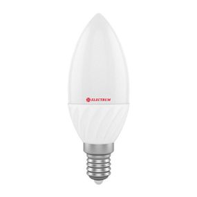 LED лампа Electrum E14 свеча 4W(320 lm) 2700K  PA LС-10 алюмопластиковый корп.