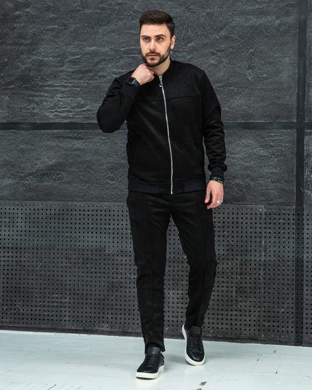 Штани замш чорний S M | Зображення 1