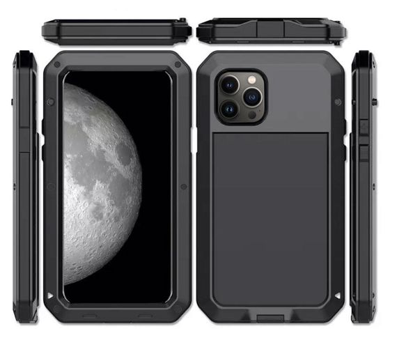 Противоударный чехол Primo Doom Armor для смартфона Apple iPhone 15 Pro Max - Black | Зображення 3