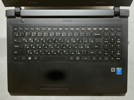 Ноутбук Lenovo 100-15IBY / 15.6" (1366x768) TN / Intel Pentium N3540 (4 ядра по 2.16 - 2.66 GHz) / 8 GB DDR3 / 120 GB SSD / Intel HD Graphics / WebCam б/в | Зображення 2