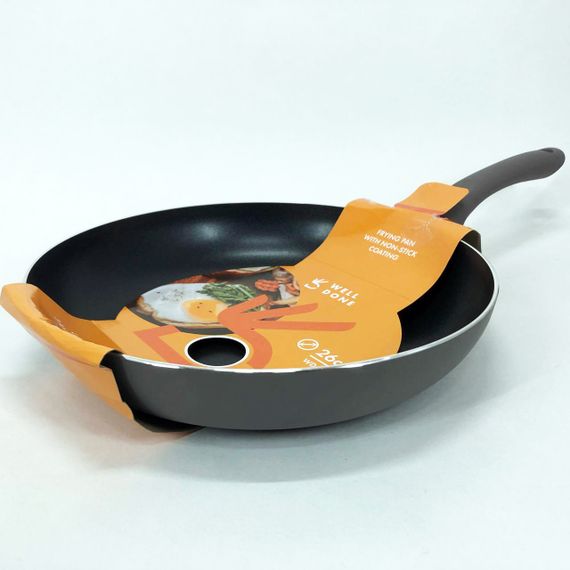 Сковорода алюмінієва 26 см WELL DONE WD-1016B індукція, сковорода з товстим дном | Зображення 2