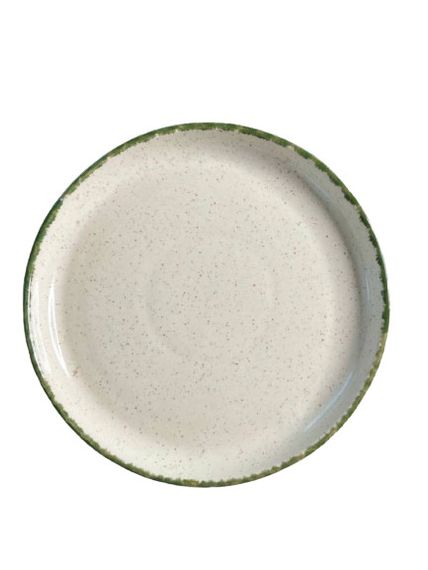 Тарілка з бортиком Декор Кераміка Green barberry ЗБ-2223 22 см