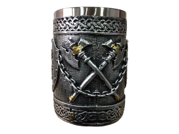 Кухоль Чашка 3D Зі Львів Сокира Лев у Щіті | Зображення 6