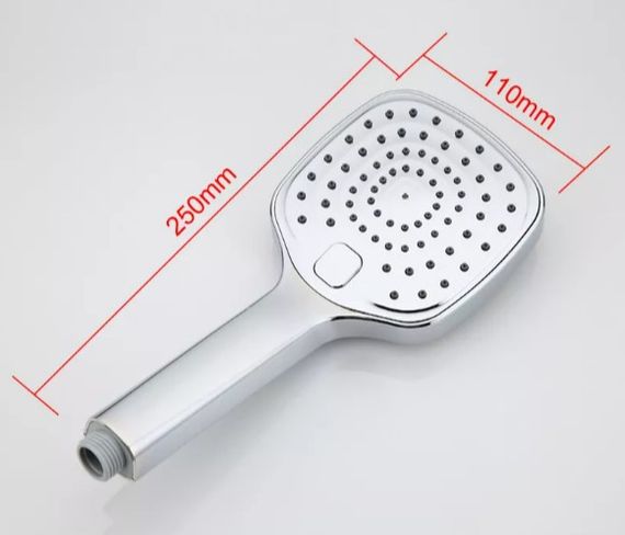 Душова лійка Frap 3-режими, хром F004 | Зображення 1