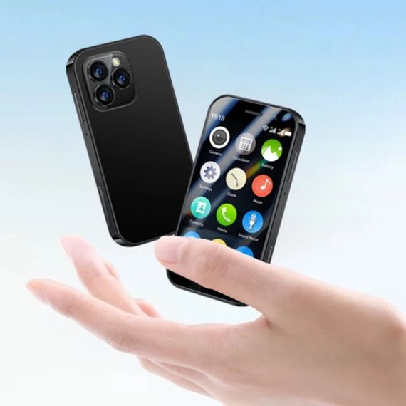 Маленький мобільний смартфон сенсорний Soyes XS 15 Black | Зображення 1