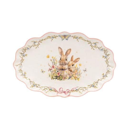 Овальное сервировочное блюдо Rabbit Oval 33х20 см