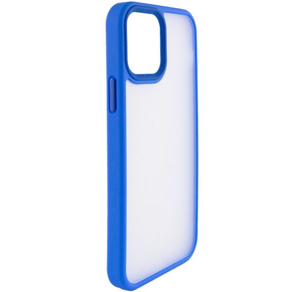 TPU+PC чохол Metal Buttons для Apple iPhone 13 (6.1") Блакитний / Light Blue | Зображення 1