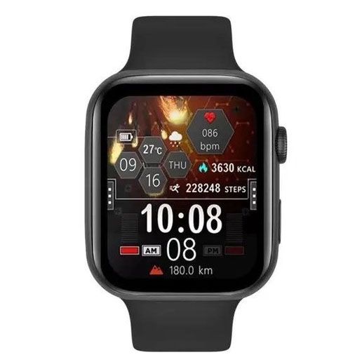 Розумний смарт годинник Smart Watch I7 PRO MAX з голосовим викликом тонометр пульсометр оксиметр. LJ-855 Колір: чорний | Зображення 1