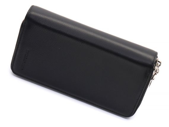 Черный мужской клатч на две молнии из натуральной кожи Marco Coverna MC-801-1 | Зображення 7