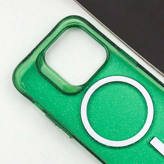 Чехол TPU Radiance with MagSafe для Apple iPhone 14 Pro (6.1") Green | Зображення 7