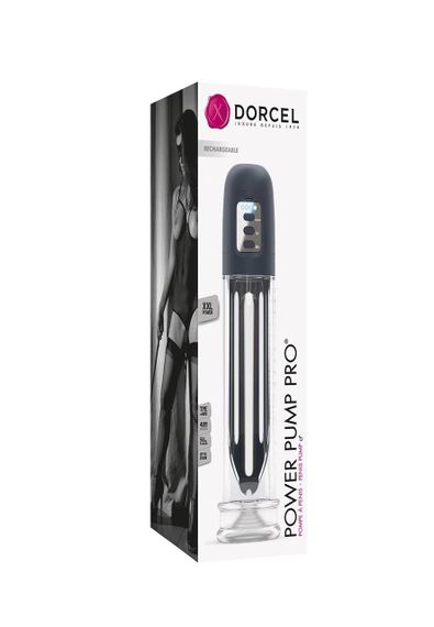 Вакуумна помпа Dorcel POWER PUMP PRO для члена довжиною до 20 см, діаметр до 5 см Sex Aura | Зображення 3