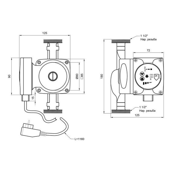 Насос циркуляційний Thermo Alliance LPSA 25/60/180 | Зображення 1