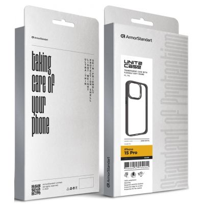 Чехол для мобильного телефона Armorstandart UNIT2 Apple iPhone 15 Pro Black (ARM69979) | Зображення 4