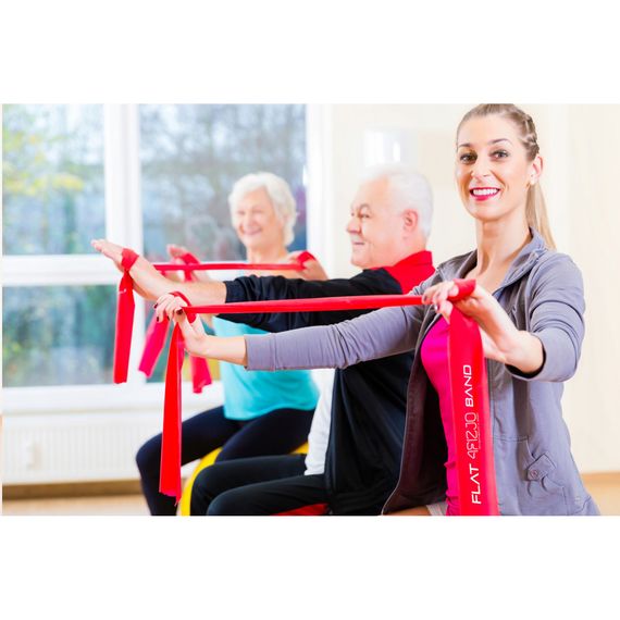 Стрічка-еспандер 4FIZJO для спорту та реабілітації Flat Band 200 х 15 cм 5-8 кг 4FJ0005 (P-5907222931653) | Зображення 1