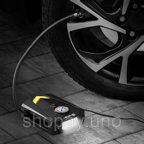 Компрессор электрический автомобильный от прикуривателя 12V, Компрессор для путешествий EQ-14 | Зображення 9