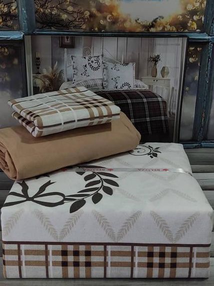 Постельное белье Belizza Giant Фланель Хлопок Евро размер