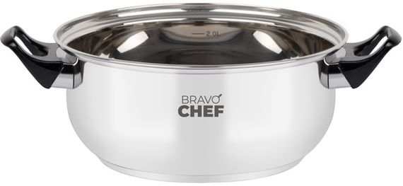 Каструля Bravo Chef 24 см (4.5 л) з бакелітовими ручками | Зображення 3