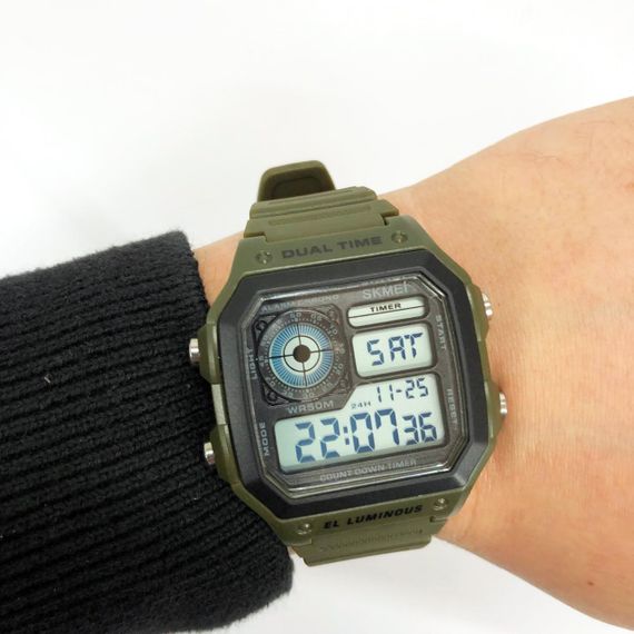 Спортивні чоловічі годинники для хлопця, Військові годинники для ВСУ Хороші чоловічі фірма FD-31 | Зображення 7