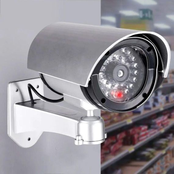 Муляж камери відеоспостереження з миготливим світлодіодом, на батарейках, MG-280 / Камера обманка з підсвіткою | Зображення 5