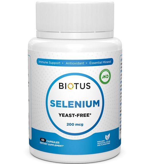Селен Biotus Selenium 200 mcg 60 Caps BIO-530845