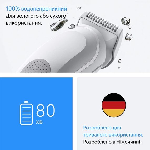 Тример універсальний Braun Body Groomer Series 3 BG3500 4 Вт білий | Зображення 5