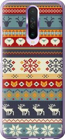 Чехол на Xiaomi Redmi K30 Рождественский орнамент "3303u-1836-17620"