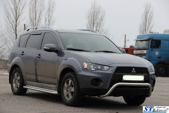 Кенгурятник WT007 (нерж.) для Mitsubishi Outlander 2006-2012 гг | Зображення 2
