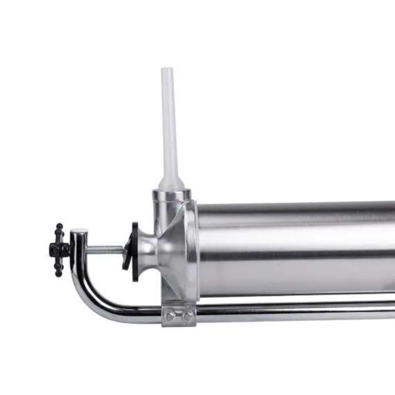 Вертикальний шприц для ковбаси 2,5 л з нержавіючої сталі шприц ковбасний 4 насадки 16788-5 | Зображення 1