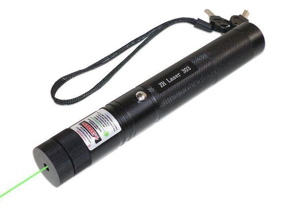 Лазерна указка Green Laser 303 – 1000mW з ключем | Зображення 1