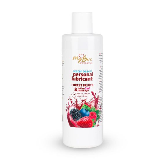 2в1 лубрикант та масажний гель - MyLove Aroma Series Intim&Massage Forest Fruits, 300 мл Sex Aura