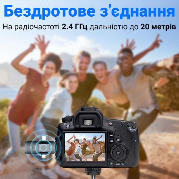 Беспроводная петличка 3в1: Lightning+Type-C+miniJack Savetek P29, микрофон для смартфона, ноутбука, планшета | Зображення 7