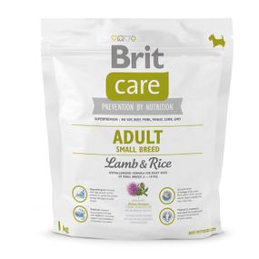 Корм Brit Care Adult Small Breed Lamb and Rice сухий гіпоалергенний з ягнятком для собак малих порід 1 кг