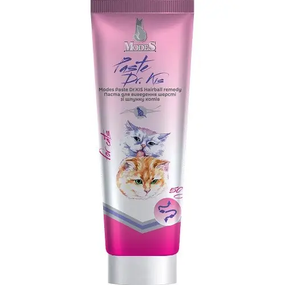 Фитопаста Modes Paste Dr.KIS Hairball remedy для выведения шерсти у кошек, 50 г