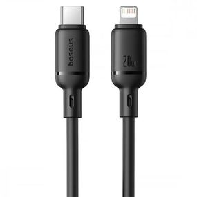 Дата кабель Baseus Silky Series OS Fast Charging Type-C to Lightning 20W (2m) (P10377701) Cluster Black