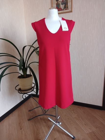 Червона сукня жіноча оверсайз | Зображення 1