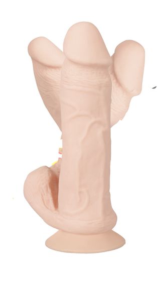 Реалістичний гнутий RC-вібратор із кульками — Bendable RC Vibrator with Balls Nature Skin sexstyle | Зображення 6