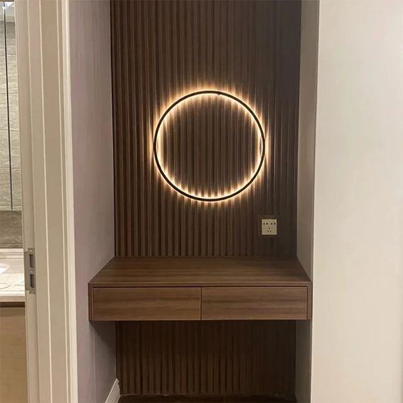 Бра LED 27547 Чорний 5х30х30 см.