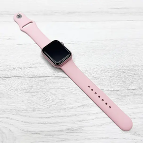 розовый Смарт-часы Smart Watch GS7 MINI 41 мм, Фитнес часы с тонометром и пульсоксиметром